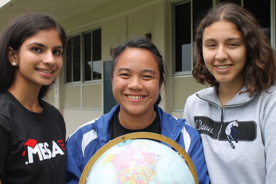 Dhruvi Dalwaldi (India), Jasmine Juliano (Philippines) and Leslie Pulido (Mexico) represent all parts of the globe.