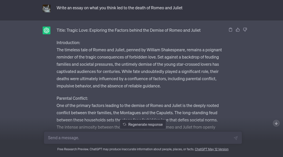 ChatGPT+writes+an+essay+on+the+deaths+of++Romeo+and+Juliet+