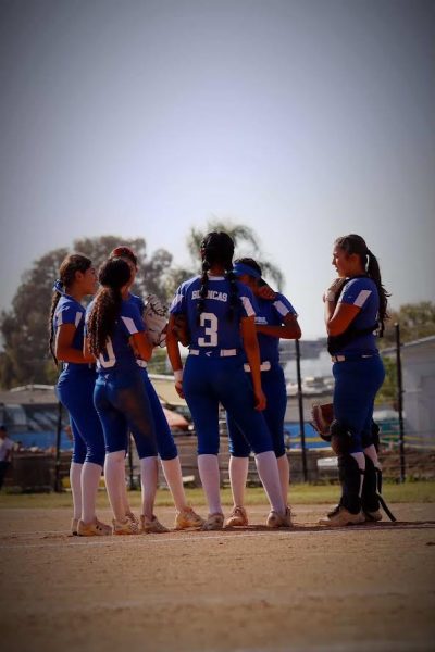 Raiders softball discuss strategy against Nordhoff